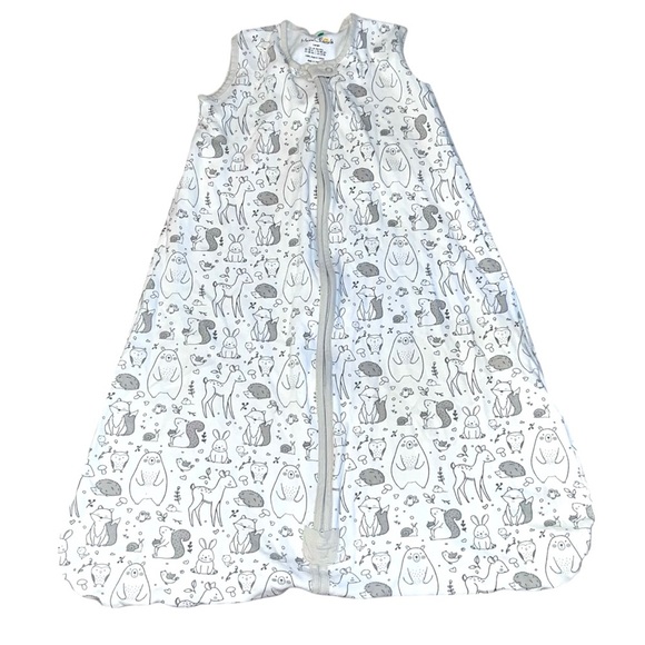 Mama Cheetah Wearable Blanket Size Large 12-18 Months Gray Animal Print Organic - Picture 1 of 3